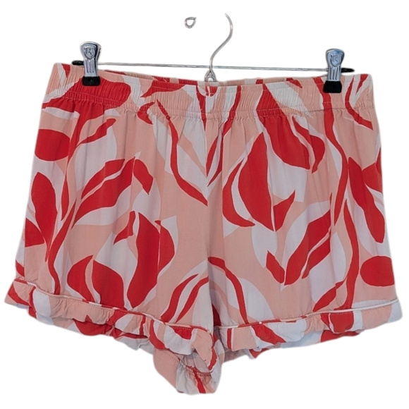 Maree Maree Pajama Set Two Piece Camisole Shorts Floral Print Women's size Large - Picture 6 of 16